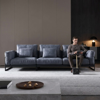 Design Sofa 3 miejsce do siedzenia Salon Sofa Kanapy Podkładka Sofy XXL