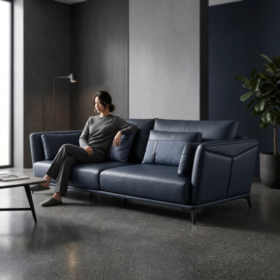 Sofa 4 miejsce do siedzenia Duża kanapa XXL Sofy Kanapy Projekt salonu Nowość