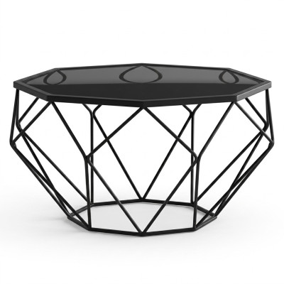 Designerski stolik kawowy ze Stolik 2-częściowy. Zestaw stali nierdzewnej Tabela Sofa stoły