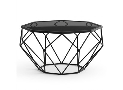 Designerski stolik kawowy ze Stolik 2-częściowy. Zestaw stali nierdzewnej Tabela Sofa stoły