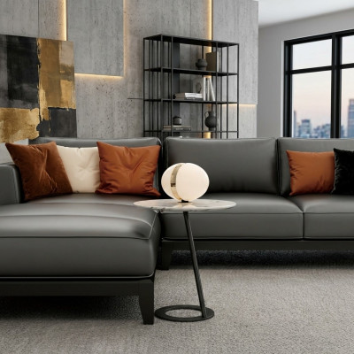 Stolik Okrągły Stolik kawowy Sofa Salon Okrągły Projekt Dekoracji