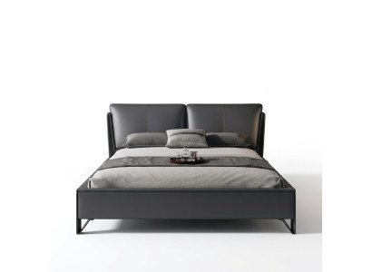Deco łóżko Podkładka Design Luksusowe podwójne łóżko hotelowe Sleep Pokój Skóra