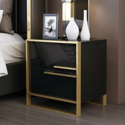 Design Night Konsola konsola Luxury Side Sleep Pokój Metalowe konsole