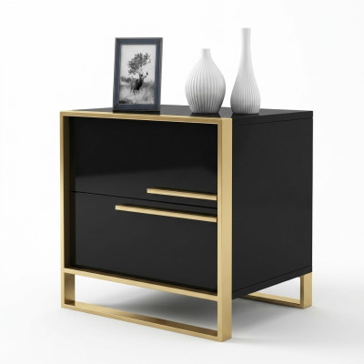 Design Night Konsola konsola Luxury Side Sleep Pokój Metalowe konsole