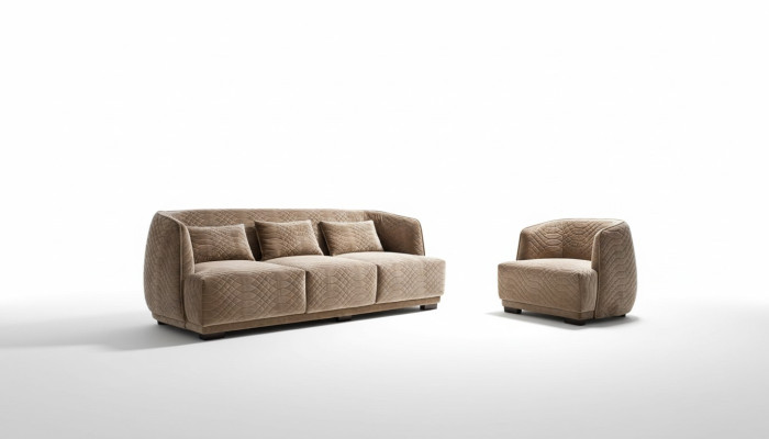 Designerski zestaw sofowy 3+1 miejsce do siedzenia Sofa Podkładka Ustawić włoskie meble