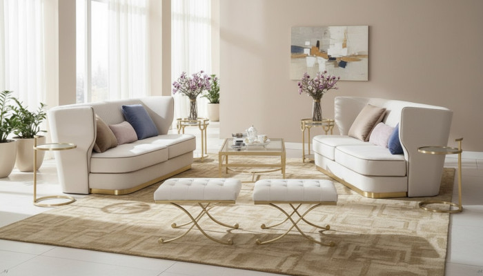 Sofa 2 miejsce do siedzenia Luksusowa Designerska Kanapa Nowa Sofa Luksusowe Sofy Tapicerowane Dwumiejscowe Nowość