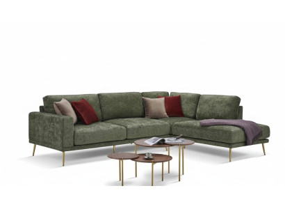 Projekt Materiał L-Shape Couch Żywy krajobraz Narożnikowa kanapa Ustawić Nowoczesna Sofa Podkładka