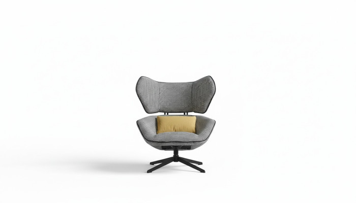 Lounge Luxury TV Club Podkładka miejsce siedzące Design Fotel Couch Sofa Relaks Materiał