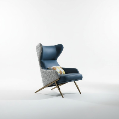 Fotel Design Couch Sofa Relaks Skóra Lounge Club Podkładka miejsce siedzące Luxury Turkis Nowość