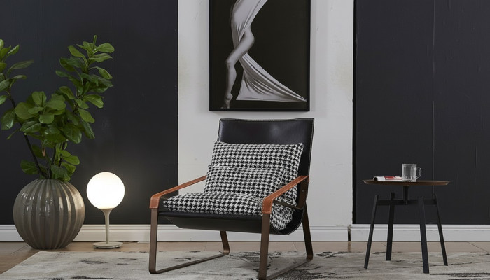 Fotel Design Couch Sofa Relaks Skóra Lounge Club Podkładka miejsce siedzące Luxury TV