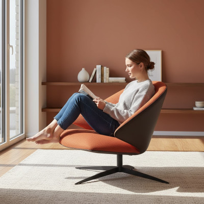 Design Fotel Couch Sofa Relaks Materiał Lounge Luxury TV Club Podkładka miejsce do siedzenia