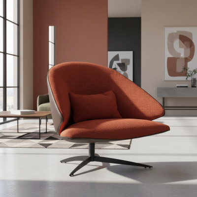 Design Fotel Couch Sofa Relaks Materiał Lounge Luxury TV Club Podkładka miejsce do siedzenia