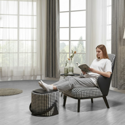 Fotel Design Couch Sofa Relaks Materiał Lounge Luxury TV Club Podkładka miejsce do siedzenia