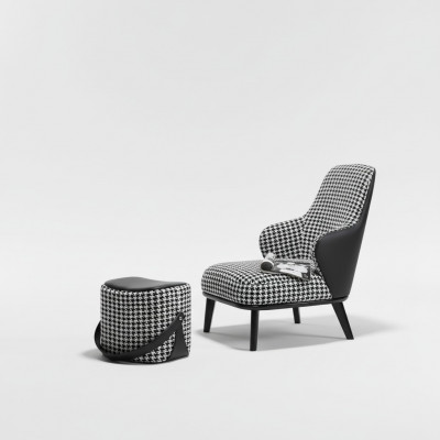 Fotel Design Couch Sofa Relaks Materiał Lounge Luxury TV Club Podkładka miejsce do siedzenia
