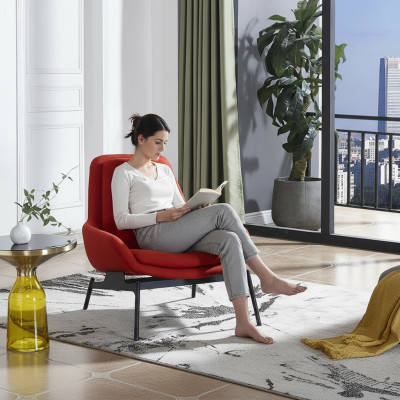 Luksusowe Krzesło Podkładka Cocktail Relaks Lounge Club Krzesła Meble Design Fotel Czerwony