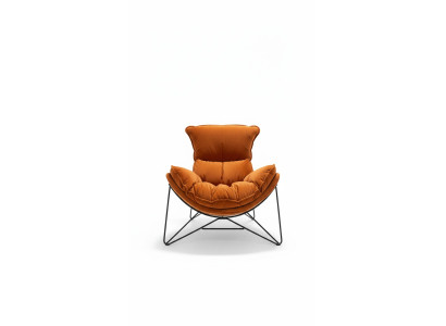 Luksusowe Krzesło Podkładka Cocktail Relaks Lounge Club Krzesła Meble Design Fotel Orange