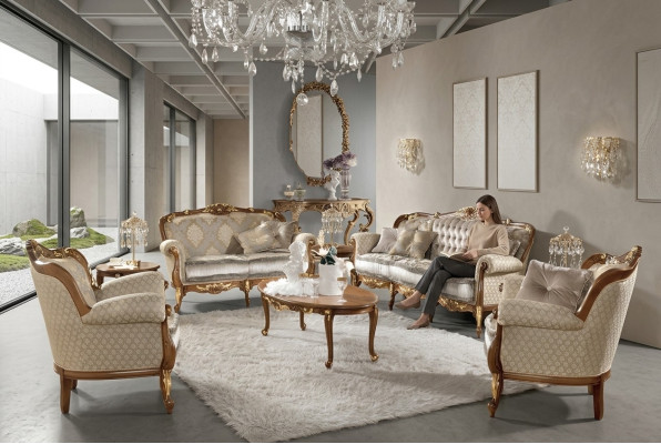 Meble Stylu Klasycznym Zestaw sofowy Obcios Grupa 3+2 xlmeble®