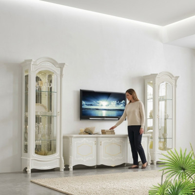Meble w stylu włoskim - pokój dzienny 3 sztuki. Zestaw do salonu Galota rtv xlmeble ®