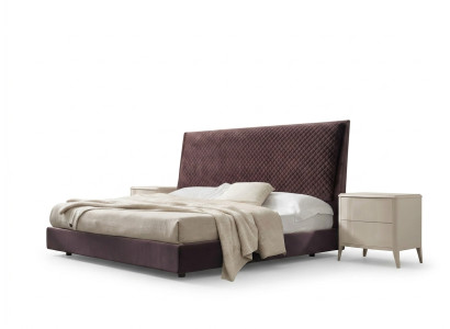Łóżko + 2x Stolik nocny 3 szt. Sypialnia Zestaw Design Modern Luxury Italy Meble nowe