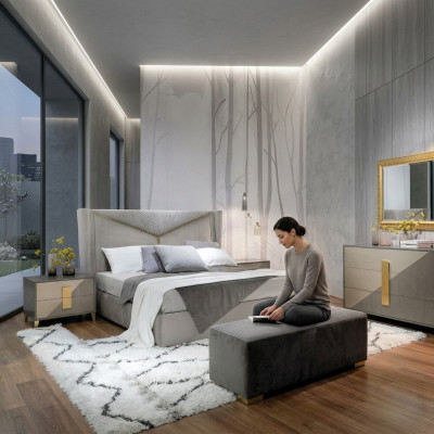 Kredens Dekoracyjna Komoda Komody Szafa XXL Designe