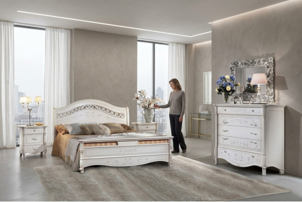 Łóżko Design Luksusowy Pokój Dwuosobowy Hotel Klasyczne łóżko Luksusowy Pokój Sleep