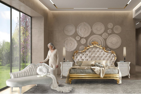 3 szt. Sypialnia Zestaw Łóżko 2x Stolik nocny konsola łóżka Double Hotel Podkładka