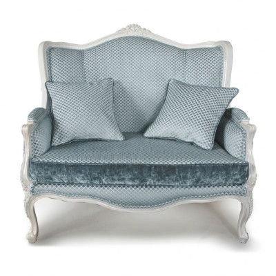 Kanapa Włókienniczy Materiał Sofa Noble Design Designer 2 miejsce do siedzenia Meble Classic Meble
