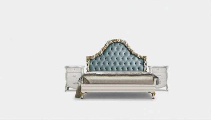 Łóżko Podkładka Design Luksusowe podwójne łóżko hotelowe Sleep Pokój Italian Meble