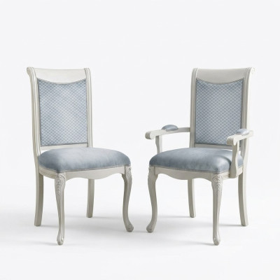 Salon Krzesło Design jadalnia Drewno Krzesła Podkładka z Podłokietnikiem Barokowy Rokoko