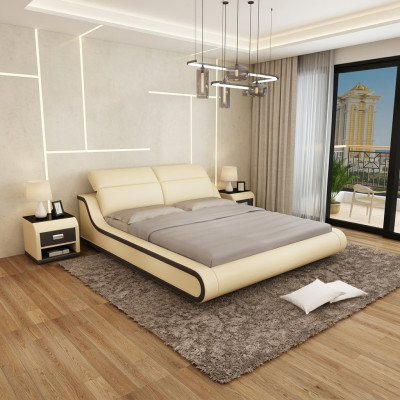 Łóżko Podkładka Deco Design Luksusowe podwójne łóżko hotelowe 180x200cm Sleep Pokój