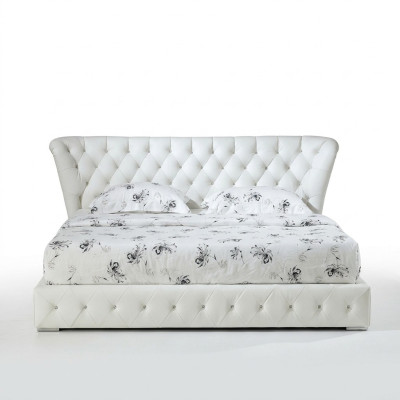 Designerskie łóżko Chesterfield Skóra Hotelowe łóżko podwójne luksusowe łóżko Pokój