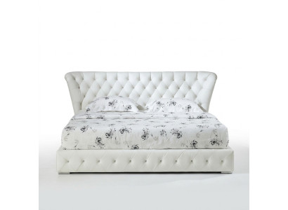 Designerskie łóżko Chesterfield Skóra Hotelowe łóżko podwójne luksusowe łóżko Pokój