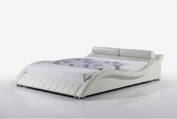 Sypialnia Łóżko Nowoczesne Łóżka Zakrzywione Design Podwójne 180x200