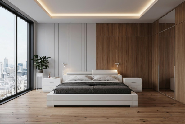 Łóżko Podkładka Design Luksusowe podwójne łóżko hotelowe Marriage 180x200cm Deco Sleep