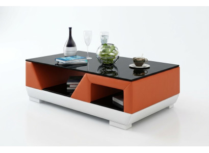 Klasyczny luksusowy designerski stolik kawowy sofa wystrój salonu Tabela Skóra
