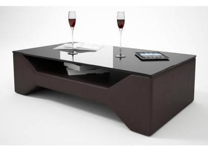 Klasyczny luksusowy designerski stolik kawowy z dekorem sofa do salonu Tabela Skóra