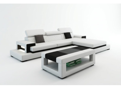 Sofy Narożnikowa kanapa Sofa skórzana Podkładka Żywy krajobraz Couch Sofa Zestaw narożny