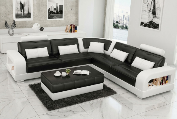 Podkładka Narożnikowa kanapa Sofa Couch Żywy krajobraz Skóra Narożnik Sofy Ustawić
