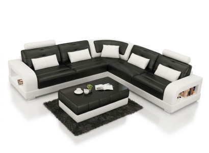 Podkładka Narożnikowa kanapa Sofa Couch Żywy krajobraz Skóra Narożnik Sofy Ustawić