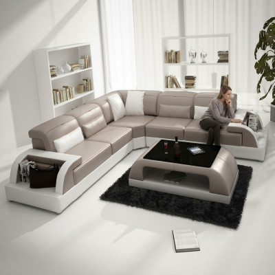 Narożnik kanapa Narożnik Podkładka Żywy krajobraz Couch Sofa Zestaw narożny w kształcie litery U