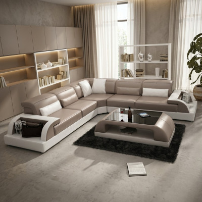 Narożnik kanapa Narożnik Podkładka Żywy krajobraz Couch Sofa Zestaw narożny w kształcie litery U