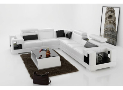 Designerska Sofa Kanapa Narożnikowa kanapa Skóra Żywy krajobraz Włókienniczy Podkładka Ustawić