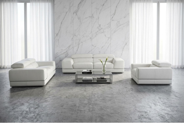Sofa skórzana Żywy krajobraz 3+2 miejsce do siedzenia Ustawić Design Sofa Nowoczesna Obcios Nowość