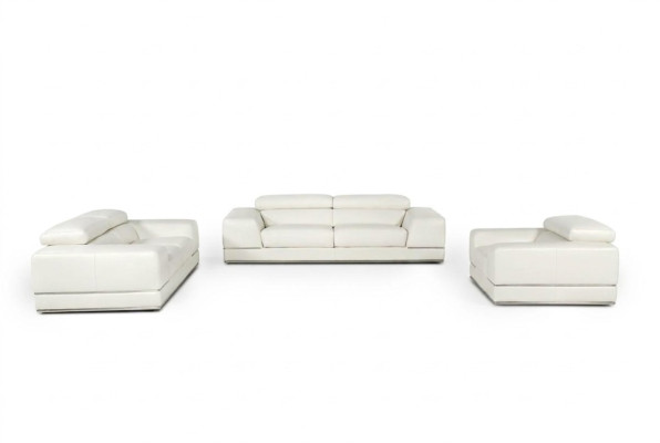 Skórzana sofa Couch Żywy krajobraz 3+1+1 Nowy Ustawić Sofę Zestaw sofowy