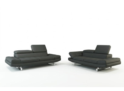 Skórzana sofa kanapa Żywy krajobraz 3+2+1 miejsce do siedzenia Ustawić Design Modern Sofa