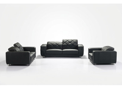 Skórzana sofa Żywy krajobraz 3+2 miejsce do siedzenia Ustawić Design Nowoczesna Sofa Skóra