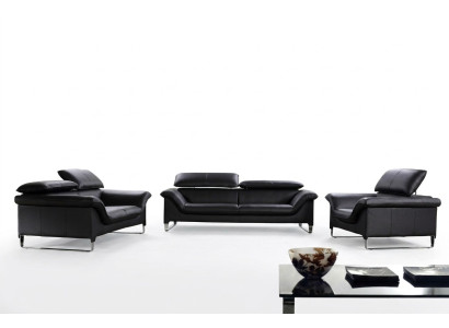 Skórzana sofa kanapa Żywy krajobraz 3+2 miejsce do siedzenia Ustawić nowoczesną dekoracyjną sofę
