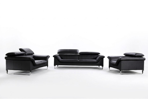 Skórzana sofa kanapa Żywy krajobraz 3+1+1 miejsce do siedzenia Ustawić nowoczesną designerską sofę