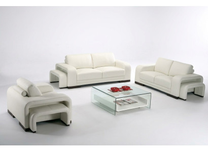Sofa Trzyosobowa Kanapa Podkładka Designer Sofy 3-osobowe Kanapy Skóra Włókienniczy Materiał