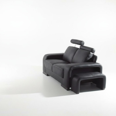 Dwumiejscowe 2 miejsce do siedzenia Sofa Kanapa Podkładka Kanapy Sofy ze Stołkiem Ustawić